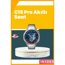 İn3dex Nabız Ölçerli Akıllı Saat Adım Sayar Uyku Takibi 1.43 Inç