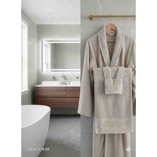 Belinis “%100 Pamuk Bornoz + Havlu | Kadın Erkek, Yumuşak, YÜKSEK  SU Emici, Lüks,otel,spa,kalitesi,hediyelik Set.