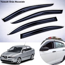 Caraks Seat Cordoba Mügen Cam Rüzgarlığı Abs Krom Nikelajlı Cam Rüzgarlığı 2003-2009 Arası 4 Lü Set