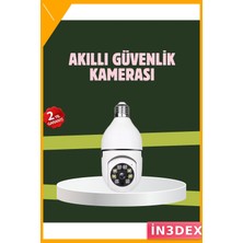 İn3dex 360 Derece Dönebilen Akıllı Güvenlik Kamerası Ptz Kablosuz