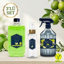 Pereja Misket Limonu Seti (Sıvı Sabun+Oda Spreyi+Kolonya)