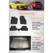 Sahler Volkswagen T-Roc 4.5d Paspas Rizline 3D Bagaj Havuzu Alt Kademe