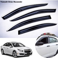 Caraks Chevrolet Cruze Sedan Mügen Cam Rüzgarlığı Abs Krom Nikelajlı Cam Rüzgarlığı 2009-2017 Arası