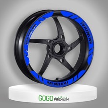 Gogo Premium Mondial Uyumlu Mavi 1 Set Jant Şeridi