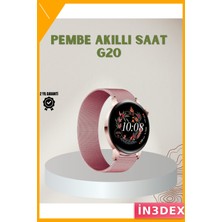 İn3dex iPhone Android Uyumlu Akıllı Saat Bluetooth Kablosuz Şarj