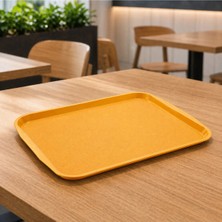 İstanbul Horeca Abs Servis Tepsisi Kaymaz Yüzeyli 27X36 cm Sarı Renk– Endüstriyel Kullanıma Uygun, Kırılmaz, Bpa Free (7 Renk Seçenekli)