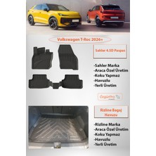 Sahler Volkswagen T-Roc 4.5d Paspas Rizline 3D Bagaj Havuzu Üst Kademe