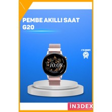 İn3dex Tam Ekran Akıllı Saat Kablosuz Şarjlı Uzun Pil Ömrü Türkçe