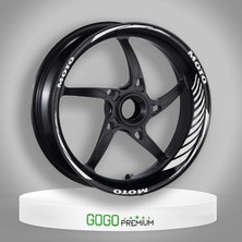 Gogo Premium Reflektör Beyaz Universal Racing Şerit