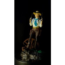 Arez Figür Red Dead Redemption Sadie Adler 24 cm El Boyama Koleksiyonluk Dekoratif 3D Baskı Figür