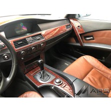 Mars Cockpit Design Bmw E60 E61 2004-2009 17 Parça Konsol- Torpido Kaplama Maun