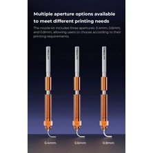 AGM Creality K2P K1C\K1 Max Unicorn x Quick-Swap Nozzle Kit , 3D Yazıcılar Için Geliştirilmiş Özel Bir Baskı Ucu (Nozzle) Seti