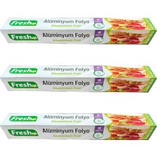 Fresh-Up Ev Tipi Alüminyum Folyo - 30 Cm. x 10 Metre - 3 Paket