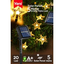Suled 5 Metre Solar Enerjili Yıldız LED Aydınlatma 12 V Su Geçirmez Gün Işığı Dekoratif Iç & Dış Mekan