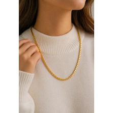 Kızılay Kuyumcusu 14 Ayar Altın Pullu Model Zincir Kolye 6.40 gr 60 cm ZNC2771