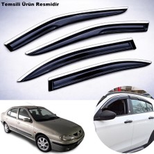 Caraks Megane 1 Sedan Mügen Cam Rüzgarlığı Abs Krom Nikelajlı Cam Rüzgarlığı 1996-2004 Arası 4 Lü Set