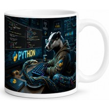 Kaçıncı Kahve Python Yazılımcı Kupa – Developer Geek Tasarım – Programcı Hediyesi
