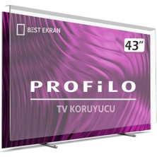 Profilo 43PA525EQG Tv Ekran Koruyucu - Profilo 43" Inç 108 cm Tv Ekran Koruyucu Paneli