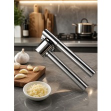Yakut Paslanmaz Çelik Sarımsak Ezici – Dayanıklı Metal Gövde, Ergonomik Tasarım