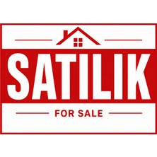 Eseran Print Satılık Sticker Tabela – Emlak Vitrin Cam Yazısı (Satılık Ilan Levhası)