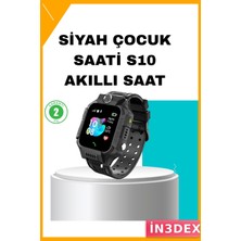 İn3dex Akıllı Çocuk Saati Siyah Konum Takibi Sos Çift Yönlü Arama