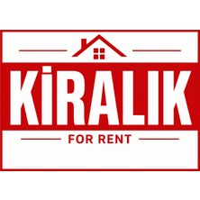 Eseran Print Kiralık Sticker Tabela – Emlak Vitrin Cam Yazısı (Kiralık Ilan Levhası)