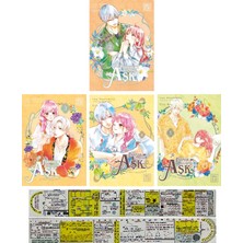Athica Books Parmak Uçlarında Aşk 2-3-4-5. Ciltler Manga Seti + Özel Cetvel