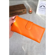Norvi Leather Kadın Hakiki Deri Bol Kartlıklı Bozuk Para Gözlü Cüzdan 1228