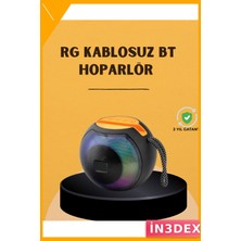 İn3dex Taşınabilir Bluetooth Hoparlör 360° Stereo Ses 8 Saat Çalma Süresi