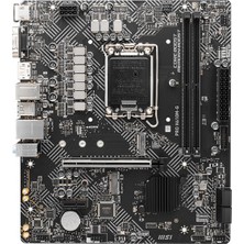 Bezos Msı Pro H610M-G Ddr5 5600MHZ 1xvga 1xhdmı 1xdp 1xm.2 USB 3.2 Matx 1700P (12. / 13. ve 14. Nesil Işlemci Uyumlu)