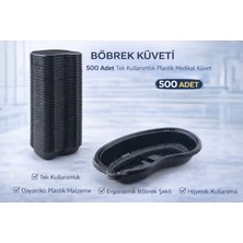 Bezos Böbrek Küveti 500 Adet Tek Kullanımlık Plastik Medikal Küvet