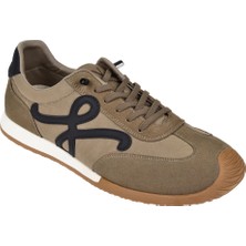 Voyager Lastik Bağcıklı Erkek Spor Ayakkabı Sneaker VOY-472   Camel