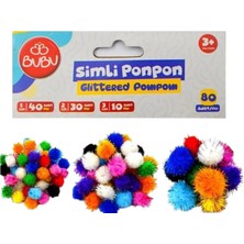 Bu-Bu Simli Karışık 80'li Ponpon