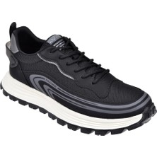 Voyager Bağcıklı Anorak Erkek Spor Ayakkabı Sneaker VOY-274   Siyah