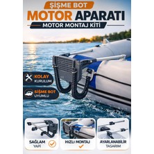 intex Şişme Bot Motor Aparatı | Ayarlanabilir, Kolay Kurulum Dıştan Takma Motor Montaj Kiti