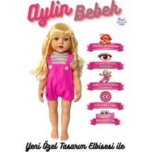 Brother Toys Büyük Boy Türkçe Konuşan Aylin Bebek Et Bebek Gövde ve Bacaklar Yumuşak Pvc 60 cm