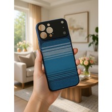 KumOziShop iPhone 16 Promax Uyumlu Magsafe Özellikli Kamera Korumalı Fiber Desenli Premium Kılıf