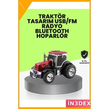 İn3dex Kablosuz Bluetooth Hoparlör 12W Güçlü Ses LED Işıklı Araba Tasarım