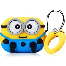 Gpackairpods 4 Kılıf Silikon Karakter Figürlü Mnion Bob