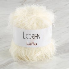 Soi Home Loren Luna Tavşan Tüyü Krem El Örgü Ipi - R083 - 34005