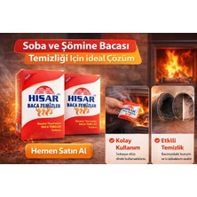 Bezos Hisar Elit Baca Temizleyici Soba ve Şömine Için Kurum Temizleme Ürünü 2 Adet