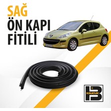 B&M Kauçuk Peugeot 207 Tek Kapı Sağ Ön Kapı Fitili BM00662