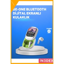 İn3dex Kablosuz Bluetooth Kulaklık Siyah Beyaz Aktif Gürültü Engelleme Dokunmatik
