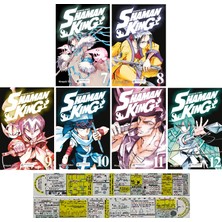 Akılçelen Kitaplar Shaman King 7-8-9-10-11-12. Ciltler Manga Seti + Özel Cetvel