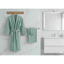 Belinis “%100 Pamuk Bornoz + Havlu | Kadın Erkek, Yumuşak, YÜKSEK  SU Emici, Lüks,otel,spa,kalitesi,hediyelik Set.