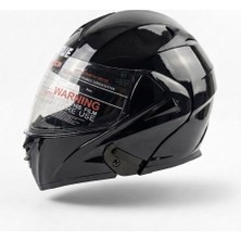 Arwic Vrt - Çene Açılır Vizörlü Kask [MD-808] [siyah] [xl]