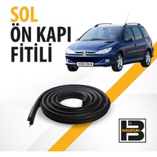 B&M Kauçuk Peugeot 206 Station Wagon Sol Ön Kapı Fitili BM00710