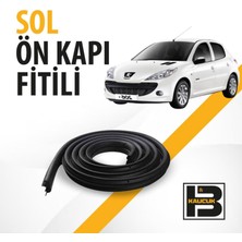 B&M Kauçuk Peugeot 206+ Sol Ön Kapı Fitili BM00694