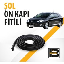 B&M Kauçuk Peugeot 407 Station Wagon Sol Ön Kapı Fitili BM00525