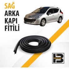 B&M Kauçuk Peugeot 207 Station Wagon Sağ Arka Kapı Fitili BM00671